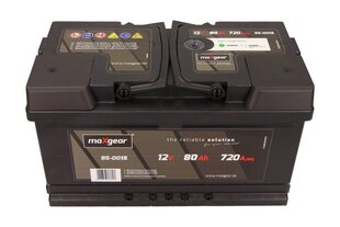 Аккумулятор Maxgear 80AH 720A цена и информация | Батареи | kaup24.ee