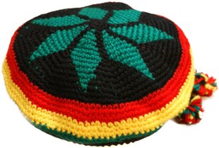 Aafrika stiilis kootud Rasta Hat цена и информация | Мужские шарфы, шапки, перчатки | kaup24.ee
