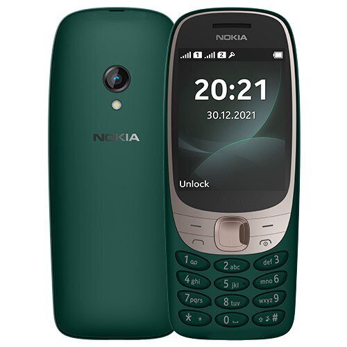 Nokia 6310 (2021) Dual SIM Green, roheline hind ja info | Telefonid | kaup24.ee