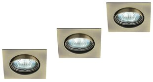 Встраиваемый светильник G.LUX BS-3261 латунь цена и информация | Монтируемые светильники, светодиодные панели | kaup24.ee