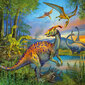 Ravensburger puzzle 3x49 tk Dinosaurused hind ja info | Pusled | kaup24.ee