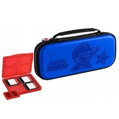 Nintendo Switch RDS Game Traveler: Deluxe Travel Case - Super Mario Edition Blue hind ja info | Mängukonsoolide lisatarvikud | kaup24.ee