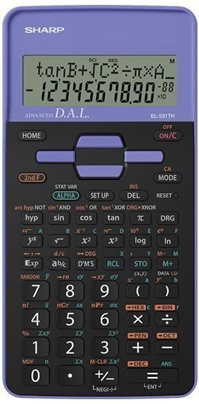Kalkulaator Sharp EL-531TH, lilla hind ja info | Kirjatarbed | kaup24.ee