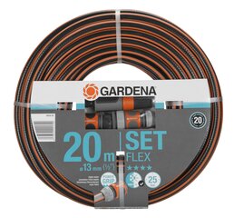Универсальный комплект Gardena Comfort Flex, 13 мм шланг,20 м и соединительные элементы цена и информация | Оборудование для полива | kaup24.ee