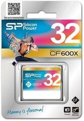 Silicon Power mälukaart CF 32GB 600x hind ja info | Fotoaparaatide mälukaardid | kaup24.ee