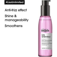 Разглаживающее масло для волос L’Oreal Professionnel Serie Expert Liss Unlimited, 125 мл цена и информация | Средства для укрепления волос | kaup24.ee