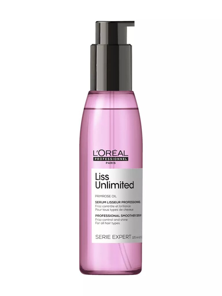 Siluv juukseõli L’Oreal Professionnel Serie Expert Liss Unlimited, 125 ml hind ja info | Maskid, õlid, seerumid | kaup24.ee