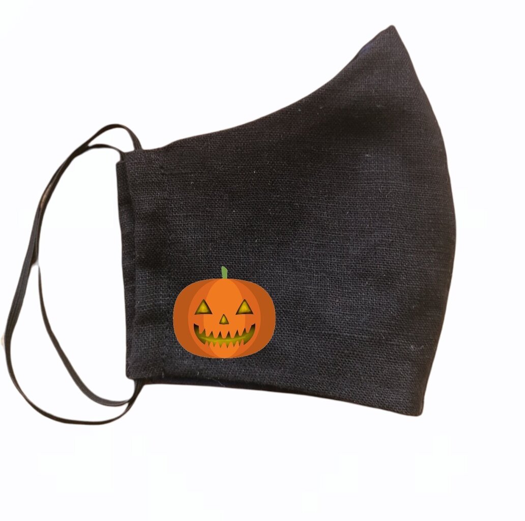 Korduvkasutatavad kangast näomaskid 2 tk Halloweeni trükiga lastele vanuses 9 - 13 aastat hind ja info | Esmaabi | kaup24.ee