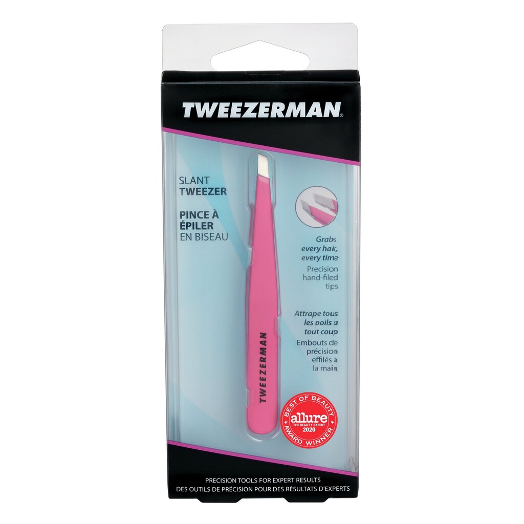 Tweezerman Pintsetid Slant Pretty In Pink hind ja info | Meigipintslid, -käsnad | kaup24.ee