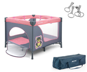 Milly Mally манеж-кровать для путешествий Karu, розовый цена и информация | Манежи для детей | kaup24.ee
