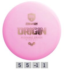 Диск для гольфа Discmania Midrange Driver Neo Origin  5/5/-1/1 Розовый цена и информация | Discgolf | kaup24.ee
