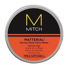 Paul Mitchell Matterial viimistlussavi Tugeva hoidvusega ultramatt modelleerimissavi 85g цена и информация | Средства для укладки волос | kaup24.ee