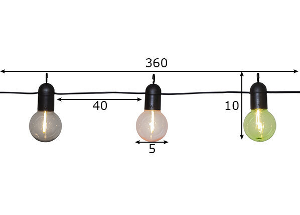 Valguskett Fiesta hind ja info | Jõulutuled | kaup24.ee