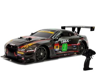 Гоночный автомобиль с пультом дистанционного управления Nissan GT-R Nismo GT3 1:16 цена и информация | Развивающий мелкую моторику - кинетический песок KeyCraft NV215 (80 г) детям от 3+ лет, бежевый | kaup24.ee