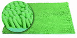 Narma mikrofiibervaip Twisty, roheline, 50 x 80 cm