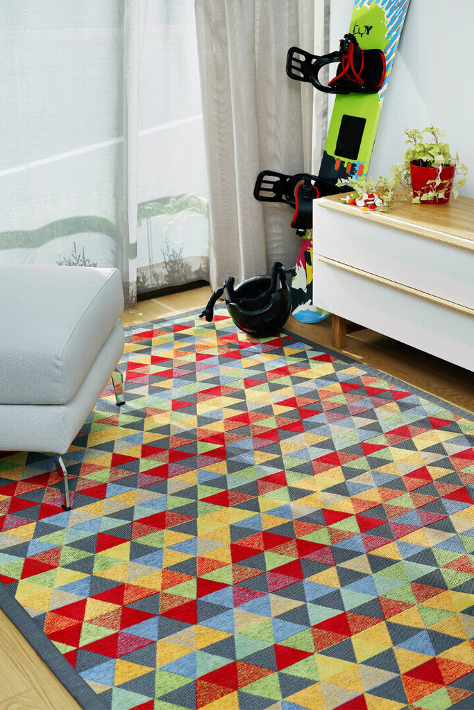 Narma kahepoolne smartWeave® šenillvaip Luke, multi, 70 x 140 cm hind ja info | Vaibad | kaup24.ee