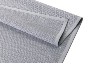 Narma kahepoolne smartWeave® šenillvaip Are, hõbedane, 70 x 140 cm hind ja info | Vaibad | kaup24.ee