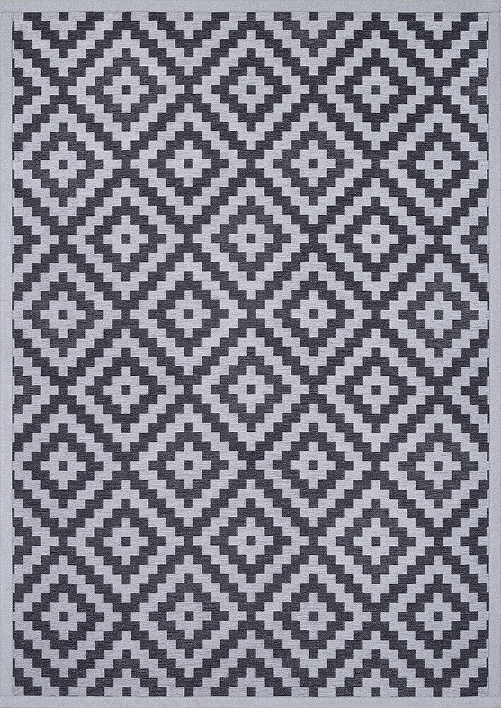 Narma kahepoolne smartWeave® šenillvaip Saka, hõbedane, 70 x 140 cm hind ja info | Vaibad | kaup24.ee