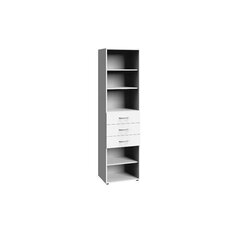 Шкаф Мульти-РК 218367, белый/серый цена и информация | Полки | kaup24.ee