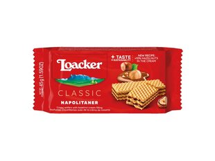 Loacker Classic Napolitaner 45 g hind ja info | Maiustused | kaup24.ee