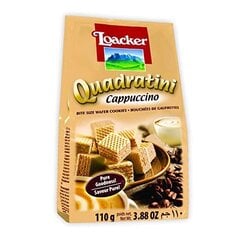 Loacker Quadratini Cappuccino 110 g x 12 hind ja info | Maiustused | kaup24.ee