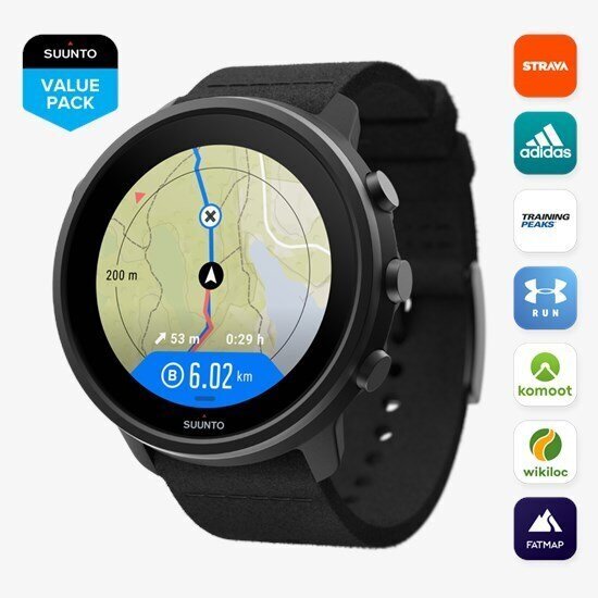 Suunto 7 Matte Black Titanium hind ja info | Nutikellad (smartwatch) | kaup24.ee