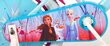 Tüdrukute jalgratas Disney Frozen 2, 16 hind ja info | Jalgrattad | kaup24.ee