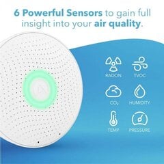 Airthings siseõhu kvaliteedi (IAQ) mõõtejaam Wave Plus цена и информация | Датчики | kaup24.ee