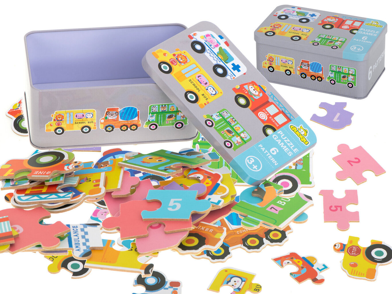 Pusle metallkarbis, kirjutusmasinad 30tk цена и информация | Imikute mänguasjad | kaup24.ee