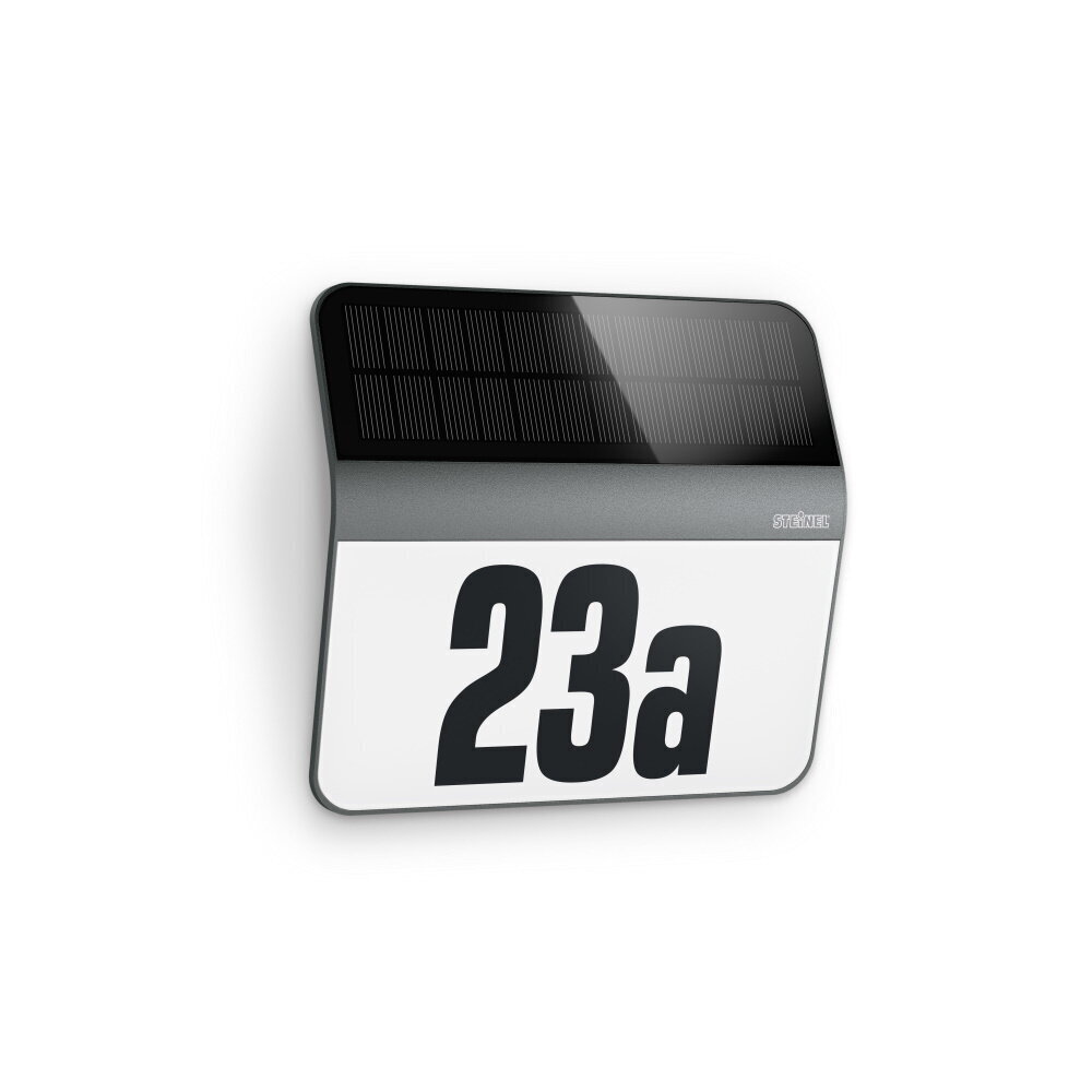 Päikesepaneeli ja akuga numbrivalgusti xSolar LH-N ANTRATSIIT hind ja info | Aia- ja õuevalgustid | kaup24.ee