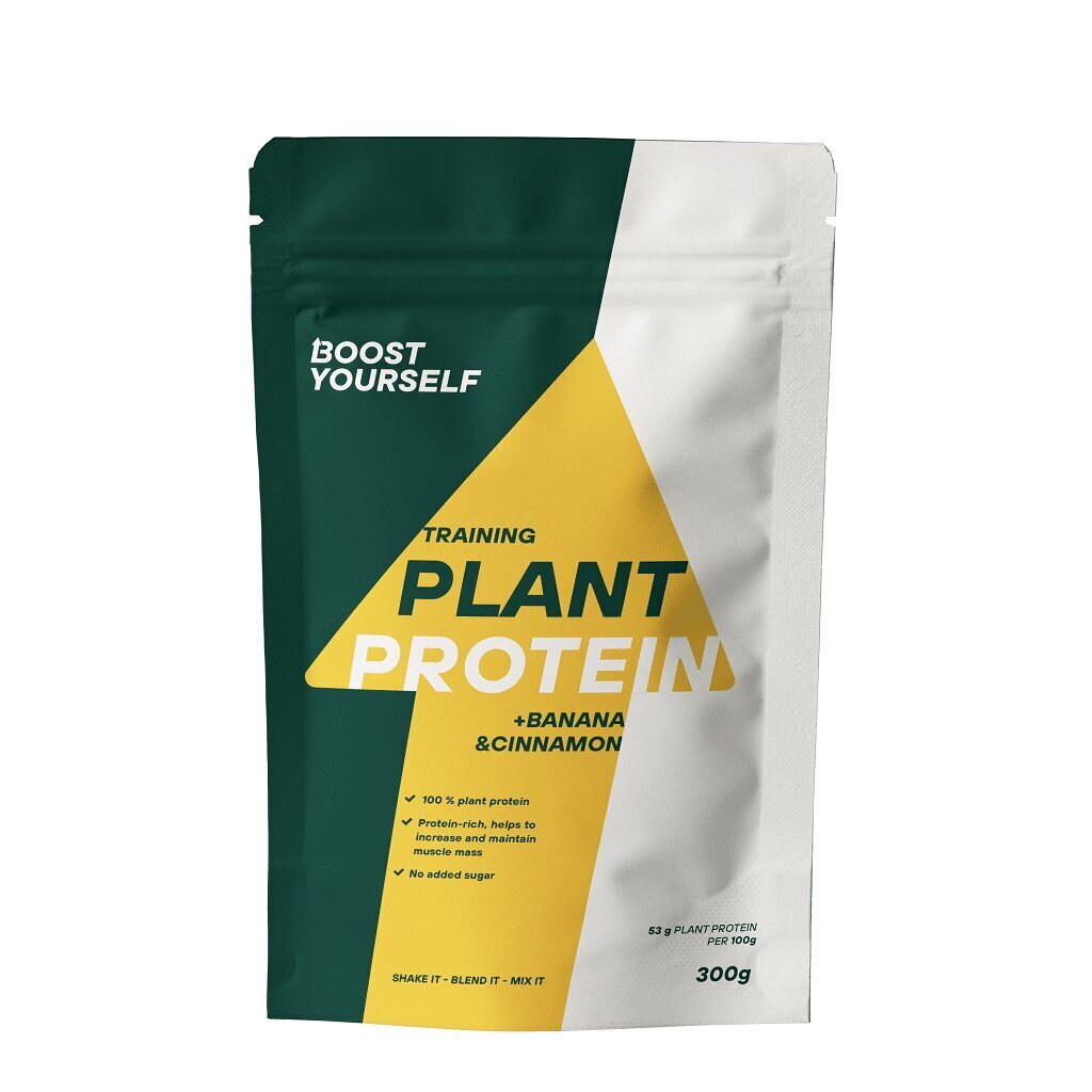 TRAINING PLANT PROTEIN Banana + Cinnamon 300g - Sporditoode цена и информация | Proteiin | kaup24.ee