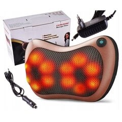 Auto Shiatsu Massager Cushion 2 toiteadapterid hind ja info | Massaažiseadmed | kaup24.ee