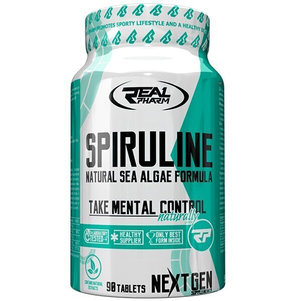 Real Pharm Spiruline 90 tab hind ja info | Vitamiinid, toidulisandid, preparaadid tervise heaoluks | kaup24.ee