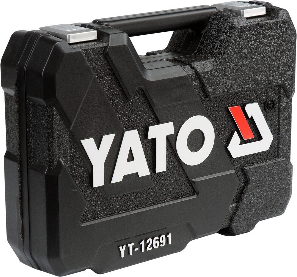 Tööriistakomplekt 1/4 , 1/2 (82 tk) YT-12691 YATO hind ja info | Käsitööriistad | kaup24.ee