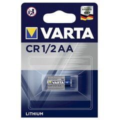 Varta аккумулятор CR 1/2 AA/1B цена и информация | Аккумуляторы, батарейки | kaup24.ee