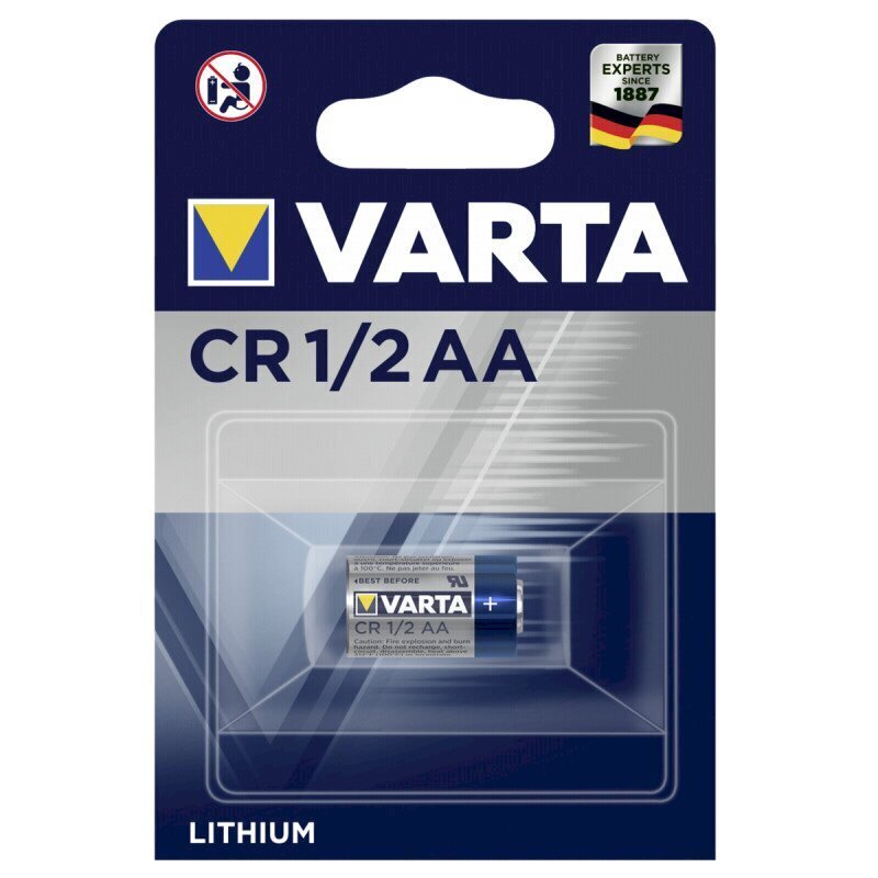 Varta patarei CR 1/2 AA/1B цена и информация | Akud, patareid fotoaparaatidele | kaup24.ee