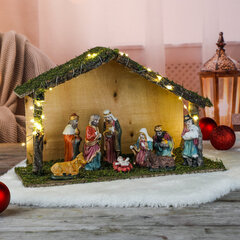 Jõulukaunistus LED-lampidega, 40 x 16 x 25,5 cm hind ja info | Jõulukaunistused | kaup24.ee