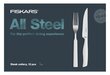 Fiskars All Steel Söögiriistade komplekt Steak 12-osa hind ja info | Söögiriistad | kaup24.ee