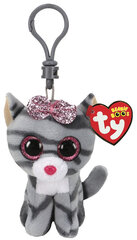 Plüüsist ripats hall kass TY Beanie Boos KIKI, 9 cm hind ja info | Pehmed mänguasjad | kaup24.ee