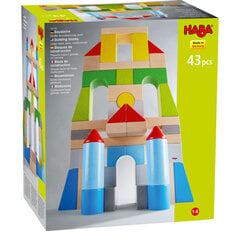 Haba набор цветных блоков, 43 дет. цена и информация | Конструкторы и кубики | kaup24.ee