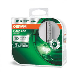 Автомобильные лампы Osram 66140ULT-HCB lamp D1S 35W Ultra Life, 2 шт. цена и информация | Автомобильная ксеноновая лампа D2R 6000К (Китай) | kaup24.ee