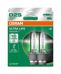 Autopirnid Osram 66240ULT-HCB pirn D2S 85V Ultra Life, 2 tk hind ja info | Autopirnid | kaup24.ee