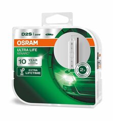 Autopirnid Osram 66240ULT-HCB pirn D2S 85V Ultra Life, 2 tk hind ja info | Autopirnid | kaup24.ee