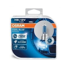 Автомобильная лампочка Osram lamp COOL BLUE Intense H8 35W, 2 шт. цена и информация | Автомобильные лампочки | kaup24.ee