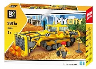 Конструктор Blocki MyCity Bulldozer, KB0229, 250шт цена и информация | Конструкторы и кубики | kaup24.ee