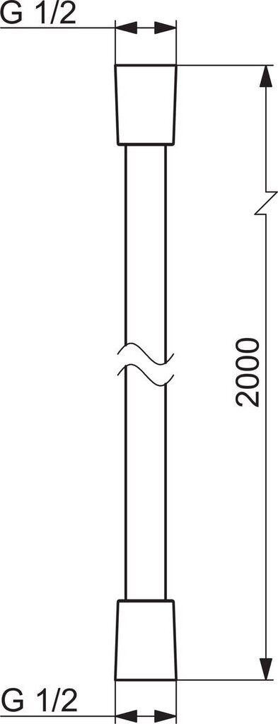 Dušivoolik Oras 150cm Satin цена и информация | Survevoolikud | kaup24.ee