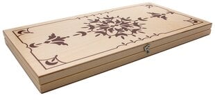 Puidust backgammon, keskmine, 50x25 cm цена и информация | Настольные игры, головоломки | kaup24.ee