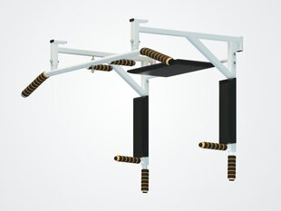 Турник-брусья-пресс навесной Стэнли 2 цв., белый цена и информация | Турники | kaup24.ee
