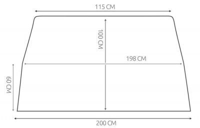 Veekindel varikatus jalgrattale 200x100cm hind ja info | Jalgratta sadulad ja sadulakatted | kaup24.ee