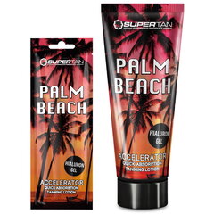 "Supertan Palm Beach" Meie uus päevituskiirendi tagab naha sügava niisutuse ja noorendamise. 200 ml hind ja info | Solaariumikreemid | kaup24.ee